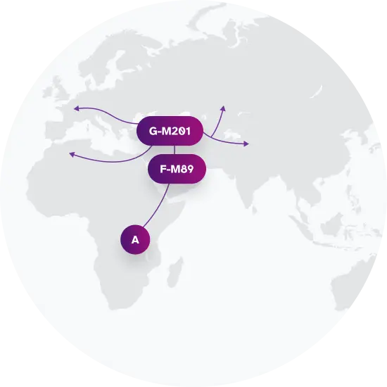 G-M278 Migration Map