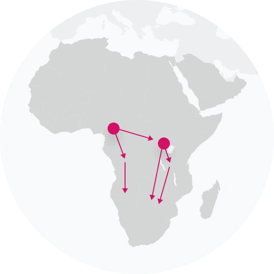 Paths of the Bantu Migrations