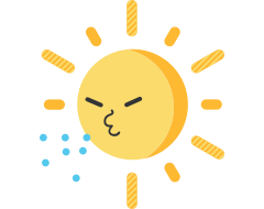 Sun sneezing