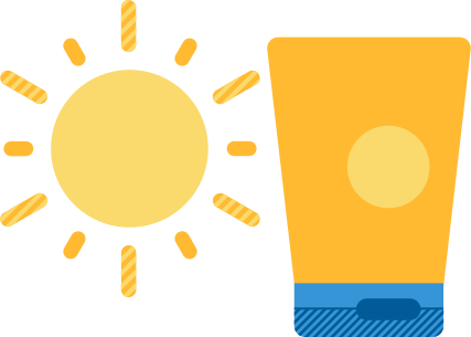 sun and sunscreen