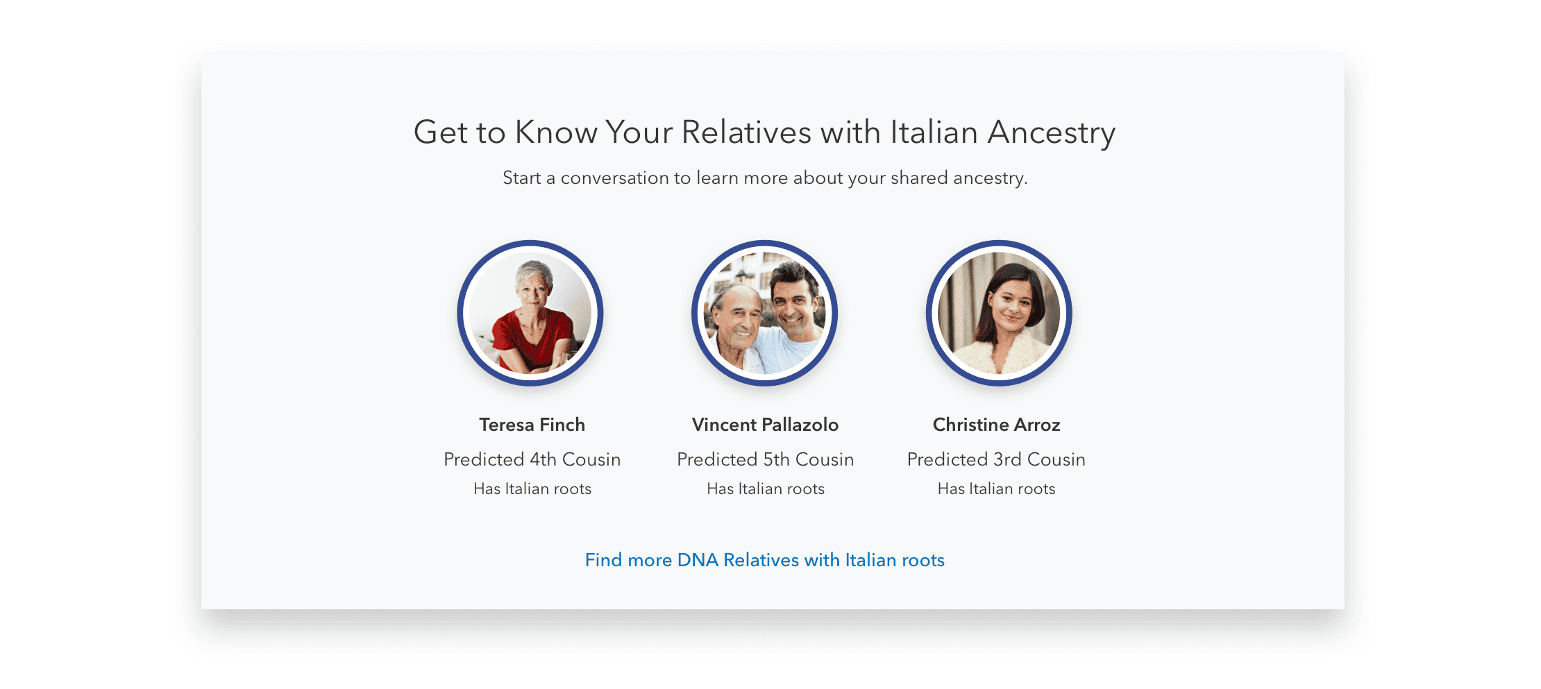 Ancestry at 23andMe: Finding Connections