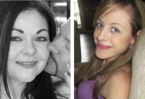 Cynthia Lund, left, and Kathleen LaBounty.