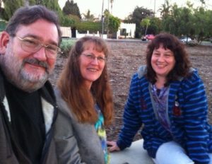Trish, center, and her brother John and sister Charlene.