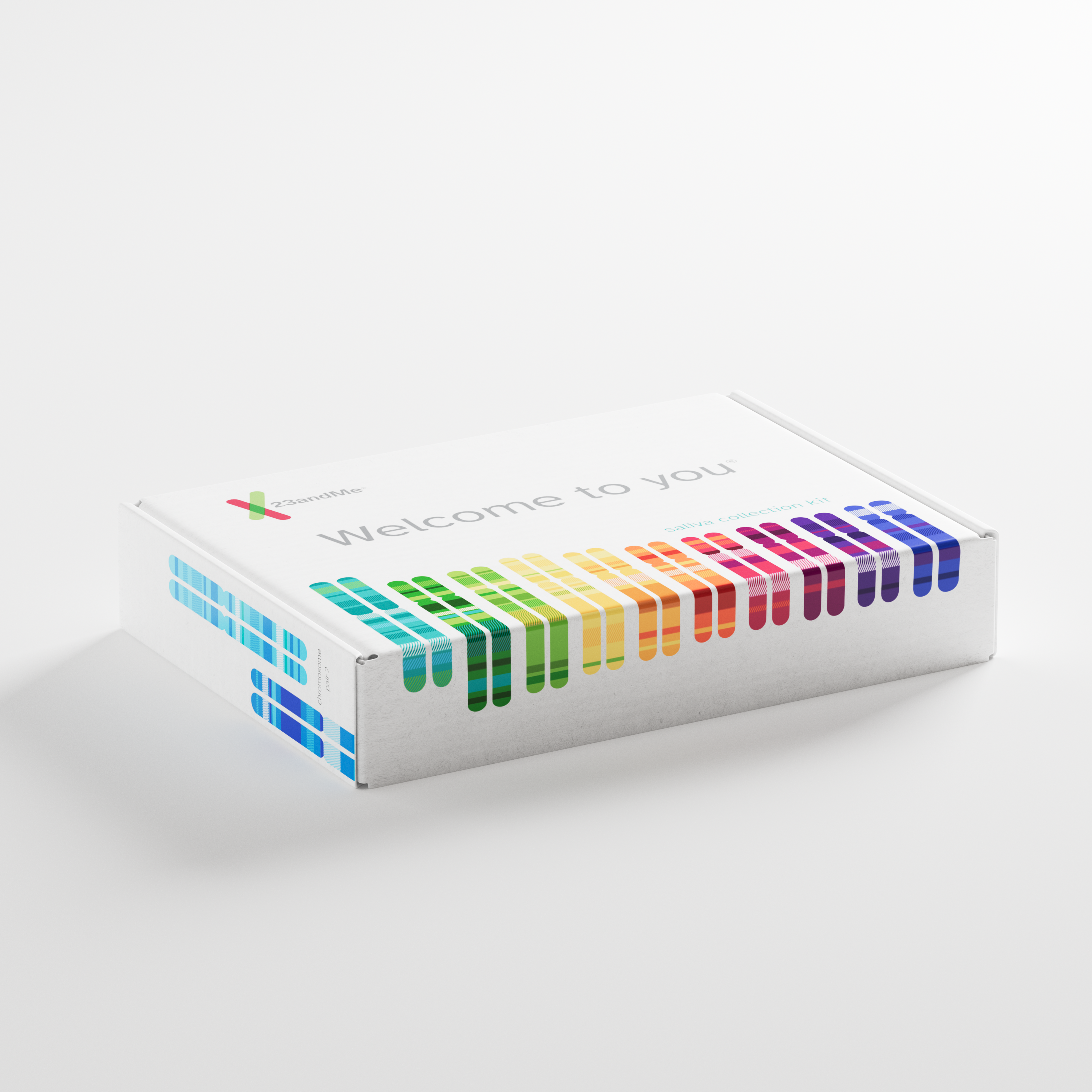 23andMe Kit  Laying Low at an Angle